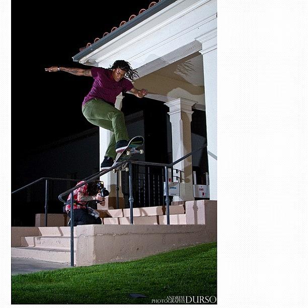 Skateboard Photograph - @normhhk With A Nice Gap To F/s Board by Andrew Durso