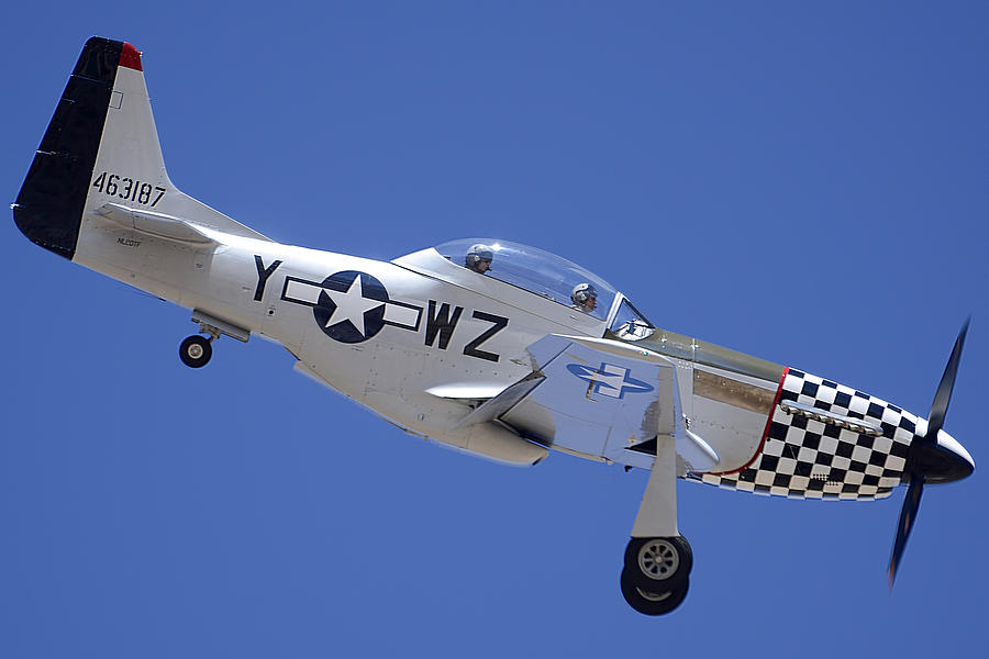 North American P-51D Mustang N20TF Bum Steer Davis-Monthan AFB March 4 2012 Photograph by Brian Lockett