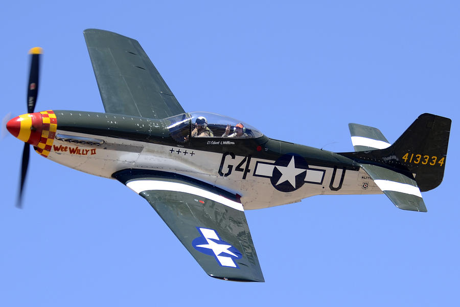 North American P-51D Mustang NL7715C Wee Willy II Valle Arizona June 23 2012 Photograph by Brian Lockett