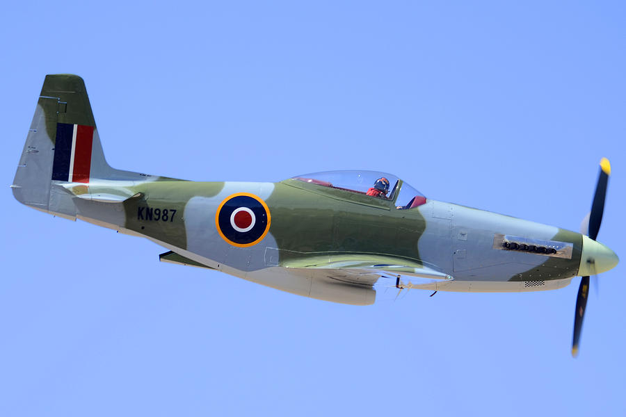 North American P-51H Mustang N49WB Cactus Fly-in March 3 2012 Photograph by Brian Lockett