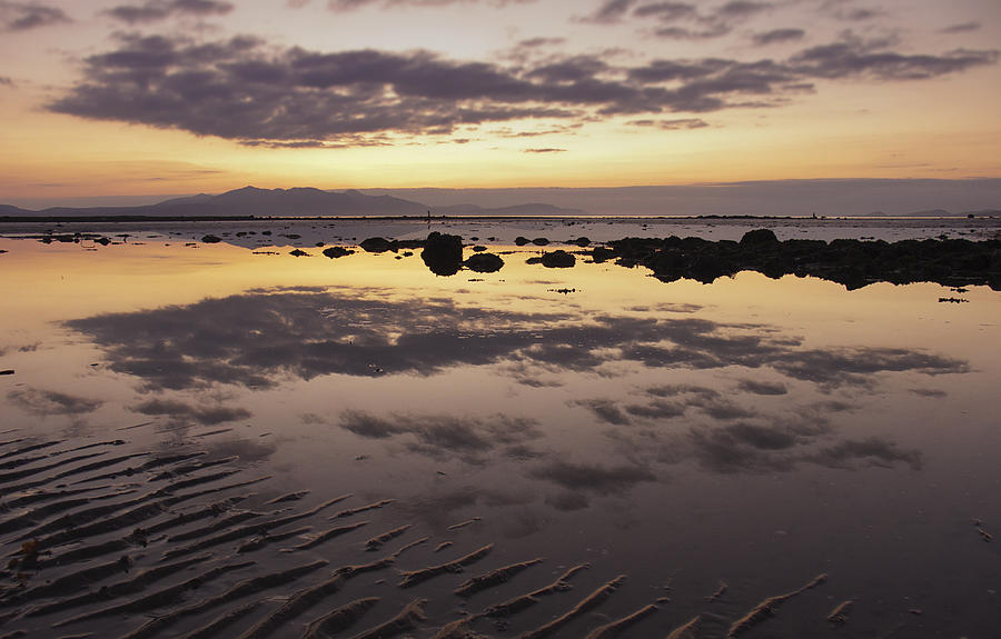 North beach Ardrossan Sunset Photograph by Fiona Messenger - Pixels
