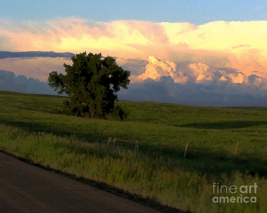 Sunset Photograph - North Dakota Sunset by Patricia Januszkiewicz