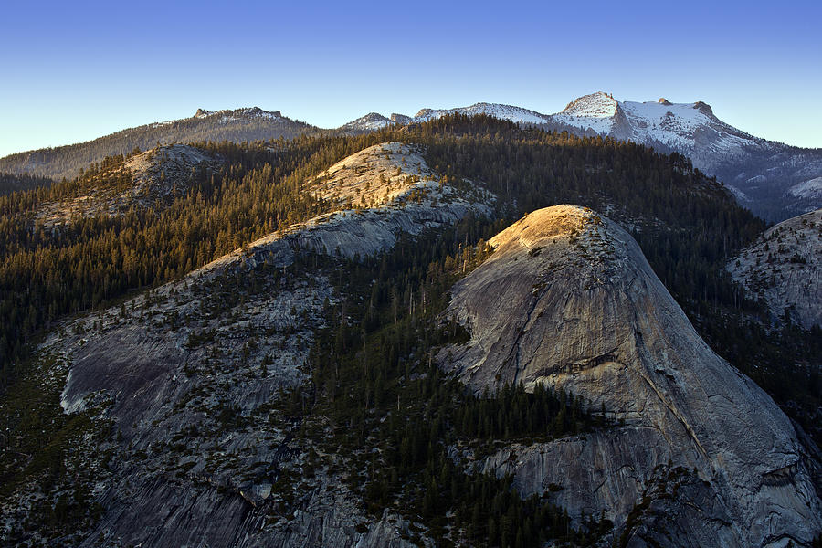 Yosemite National Park Photograph - North Dome at Sunset by Rick Berk