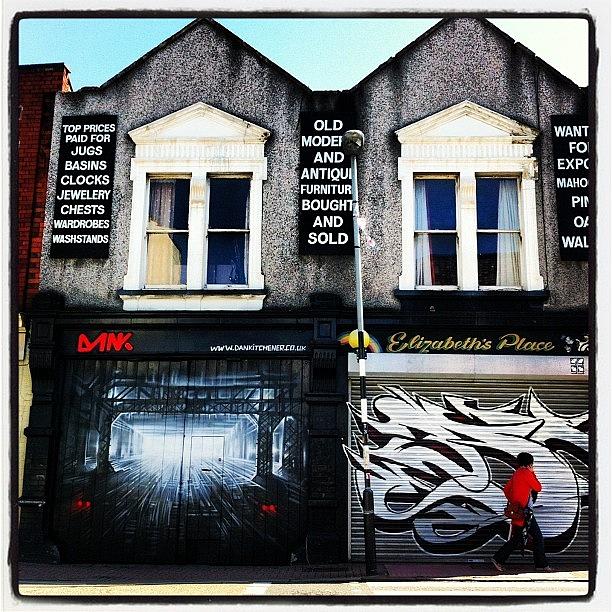 Grafite Photograph - North Street In Bedminster by Nigel Brown