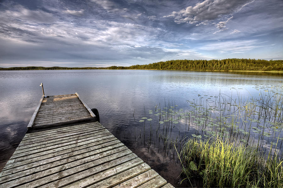 Nature Photograph - Northern Saskatchewan Lake by Mark Duffy
