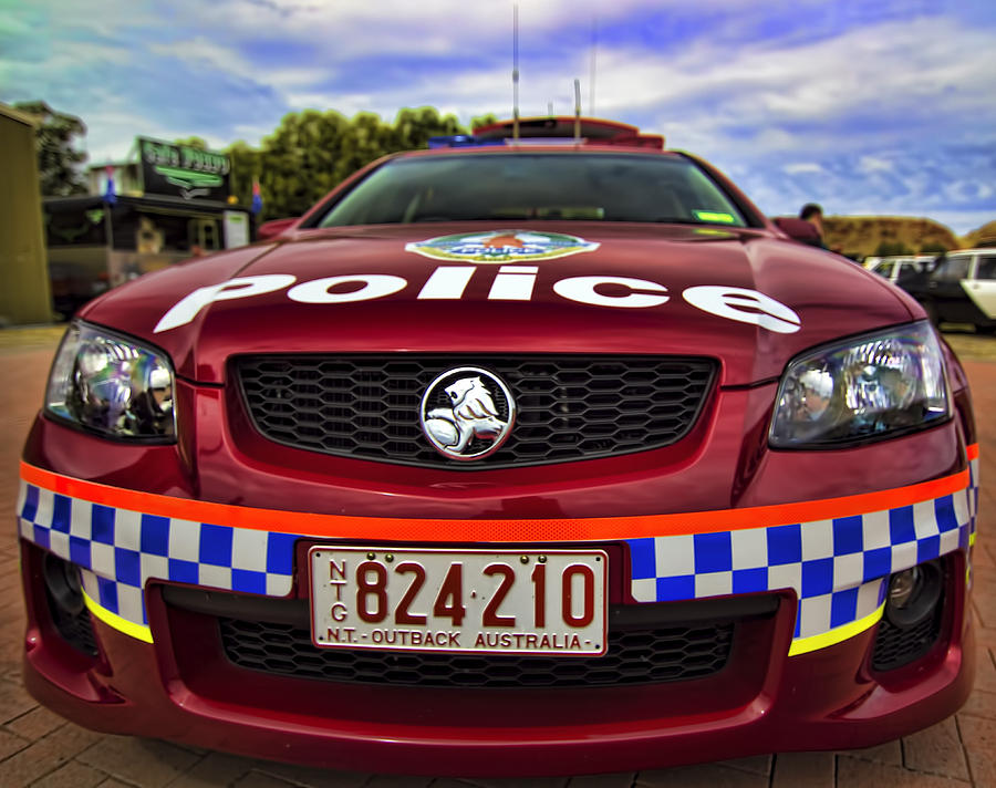 Northern Territory Police Car Photograph by Paul Svensen