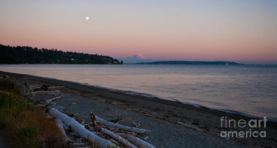 Rainier Photograph - Northwest Evening by Mike Reid Rainier Photograph - Northwest Evening by Mike Reid