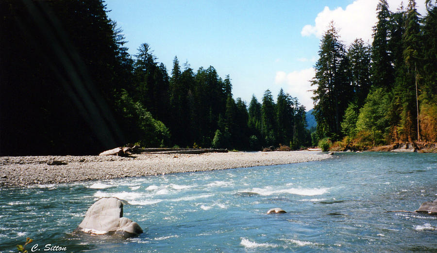Northwest River Photograph by C Sitton