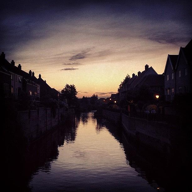 Skyline Photograph - #norwich #river #riverscape #iphone by Nathan Clarke