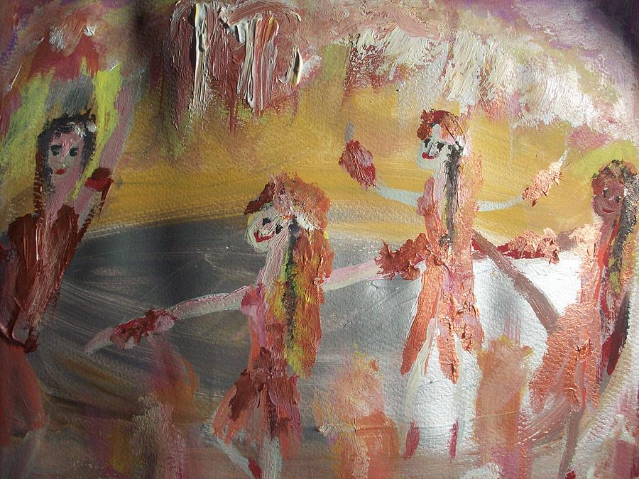 Not forgotten Ballet Painting by Judith Desrosiers