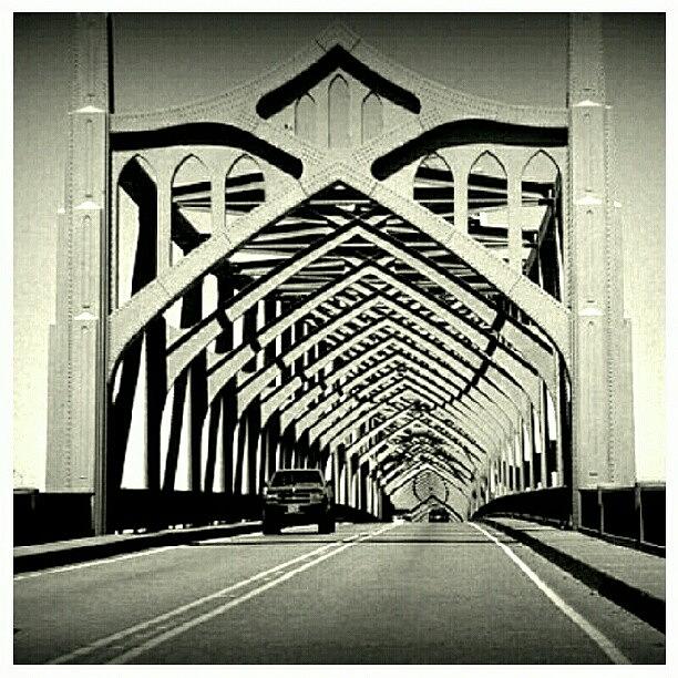 Bridge Photograph - Not Of A Fan Od Driving Bridges But by Mary Carter