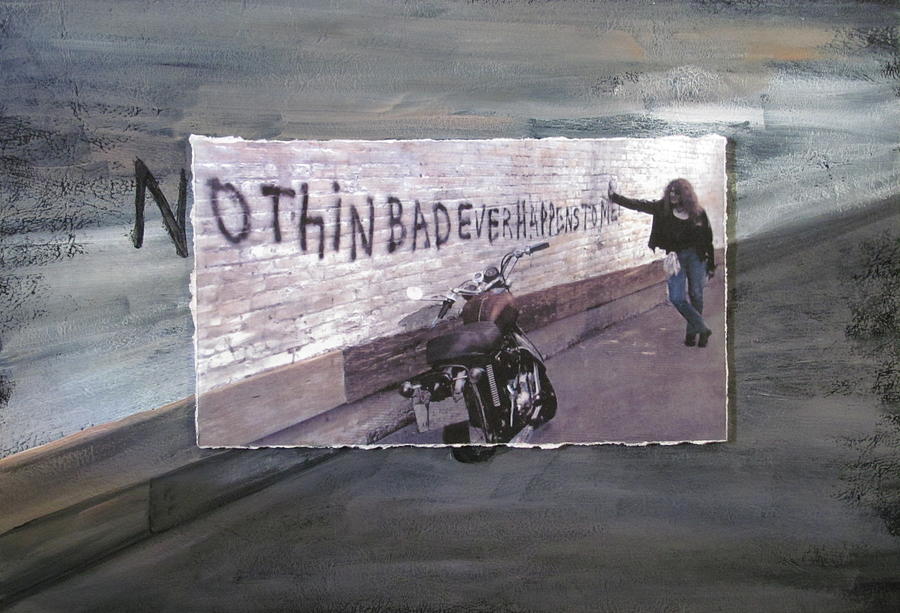 Milwaukee Mixed Media - Nothin Bad Ever Happens To Me by Anita Burgermeister