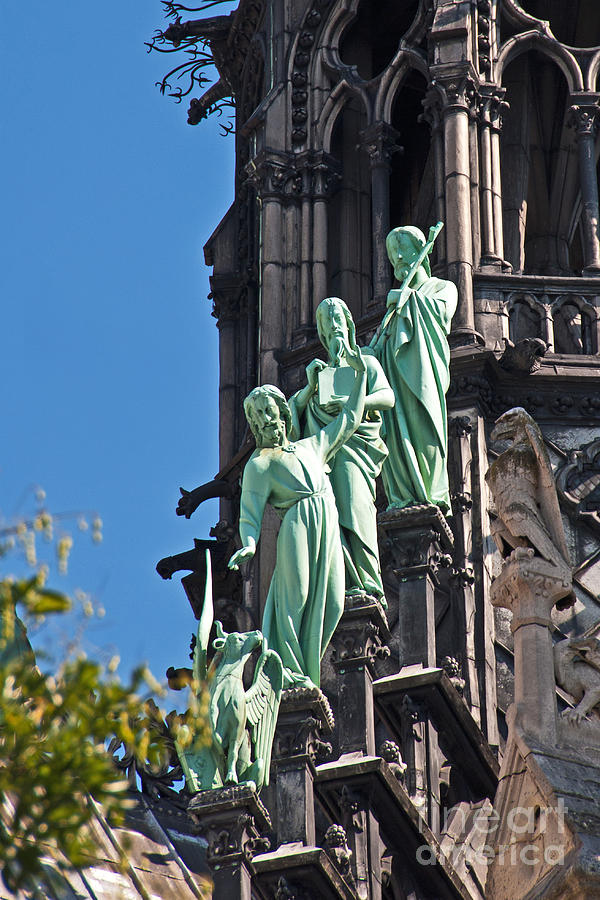 Notre Dame Apostles Photograph by Bob and Nancy Kendrick