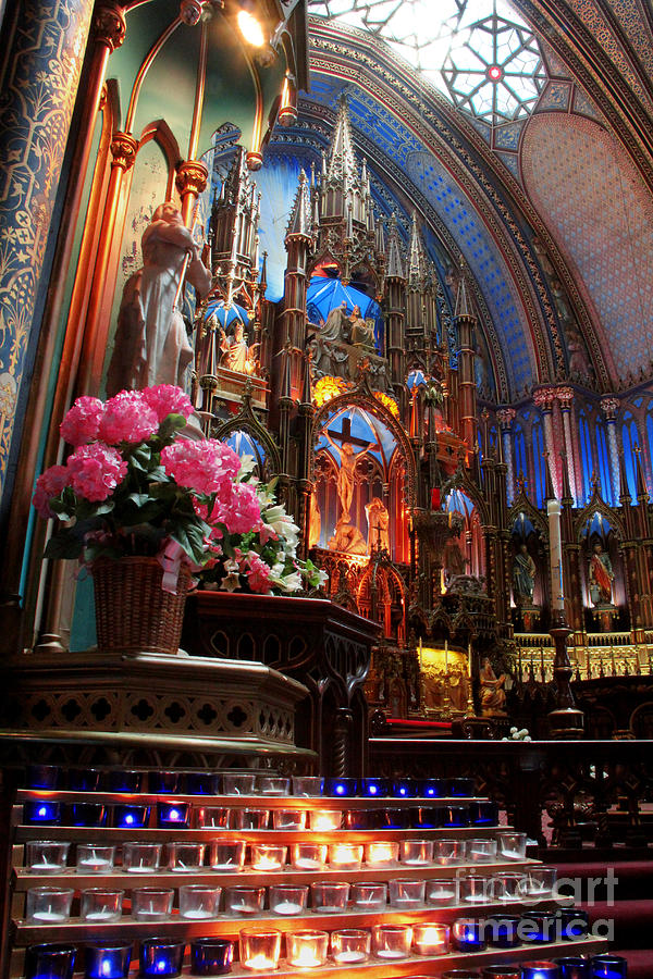 Notre Dame Basilica Altar Montreal  Photograph by Lee Dos Santos