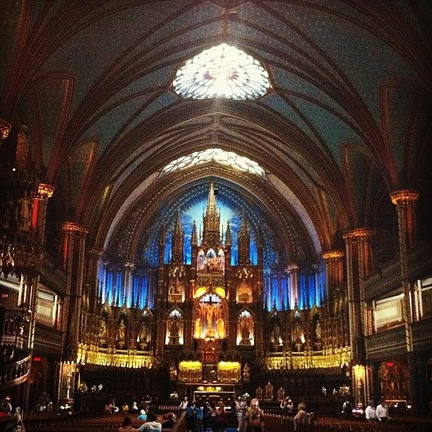 Notre Dame Basilica Montreal Photograph by Cheryl Matochik