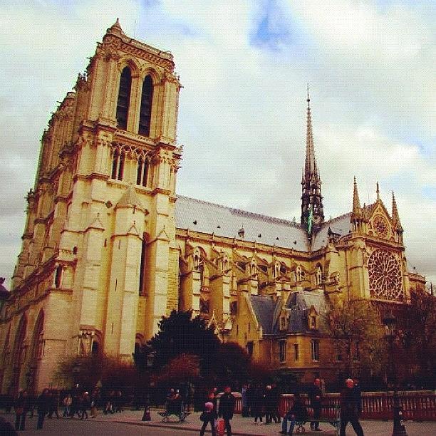 Paris Photograph - Notre Dame Cathedral From Another Point by Dorcas Pang