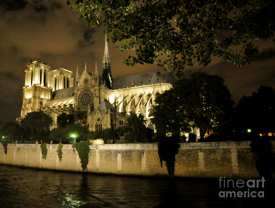 Paris Photograph - Notre Dame Cathedral V by Louise Fahy