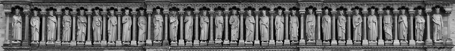 Notre Dame Frieze 2 Photograph by Andrew Fare