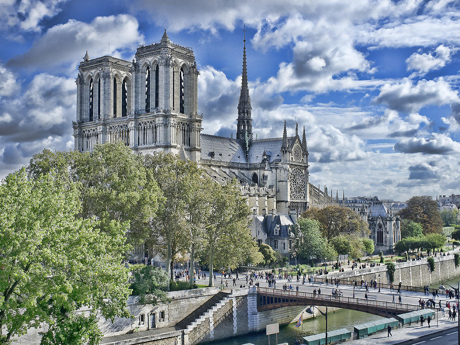 Notre Dame Photograph by Hugh Smith