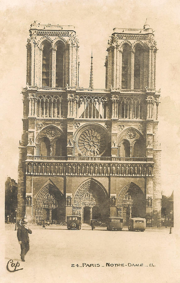 Notre Dame  Digital Art by Georgia Clare