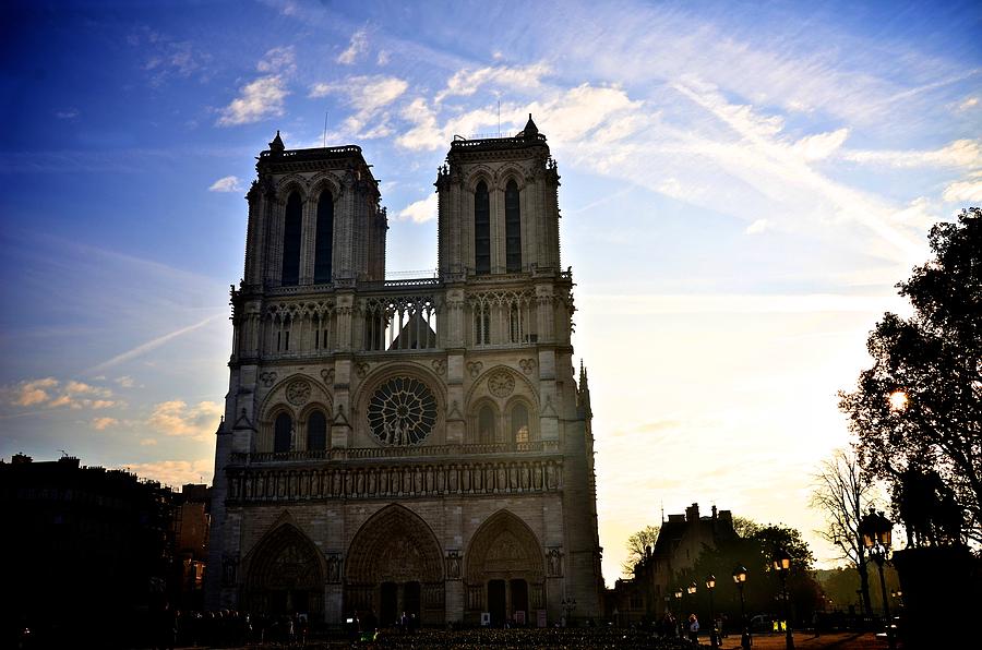 Notre Dame sunrise Photograph by Catherine Murton