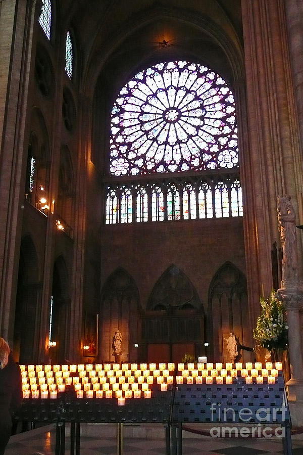 Notre Dame Votive Candles Photograph by Bob and Nancy Kendrick