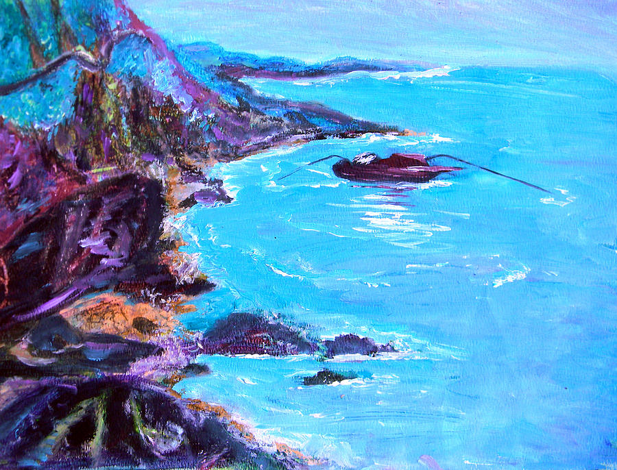 Impressionism Painting - Nova Scotia Shore by Christy Usilton