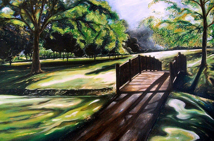 The pathway to love Painting by Emery Franklin