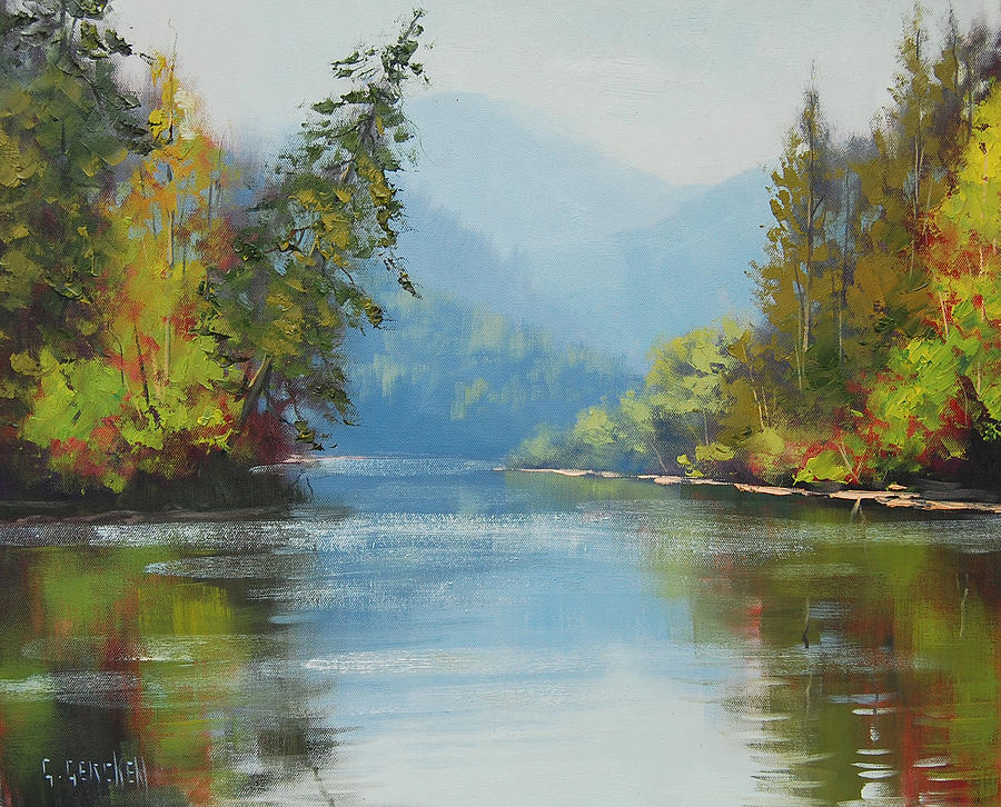 Nrkite River Canada Painting