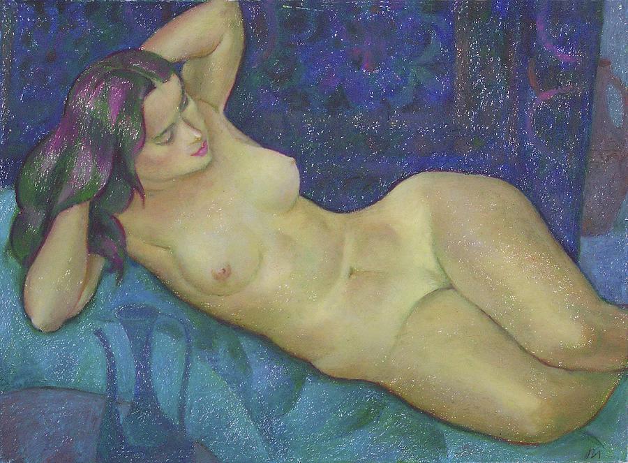 Nude Painting - Nu 15 by Leonid Petrushin