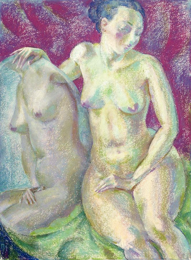 Nude Painting - Nu 2 by Leonid Petrushin