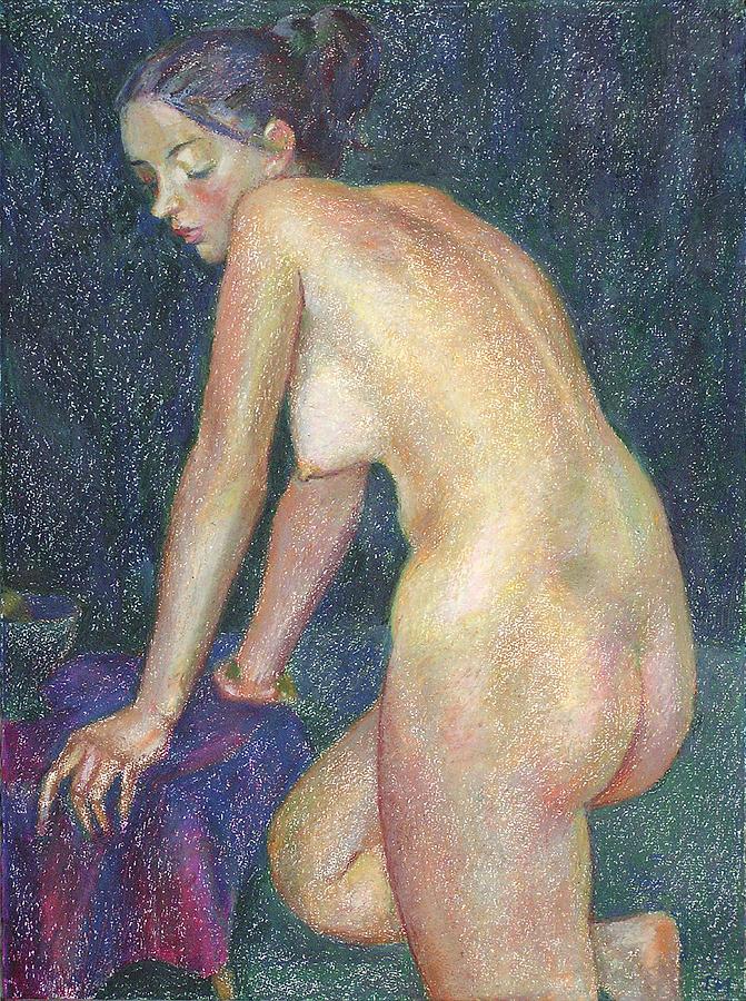 Nude Painting - Nu 23 by Leonid Petrushin