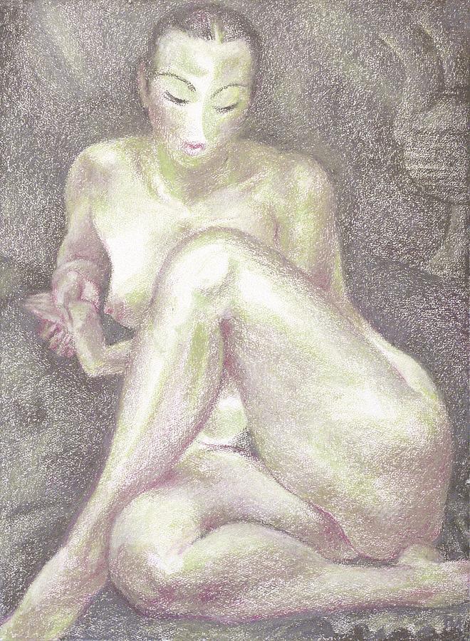 Nude Painting - Nu 36 by Leonid Petrushin