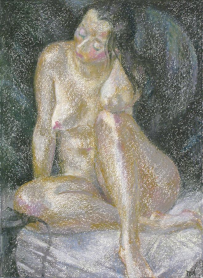 Nude Painting - Nu 38 by Leonid Petrushin