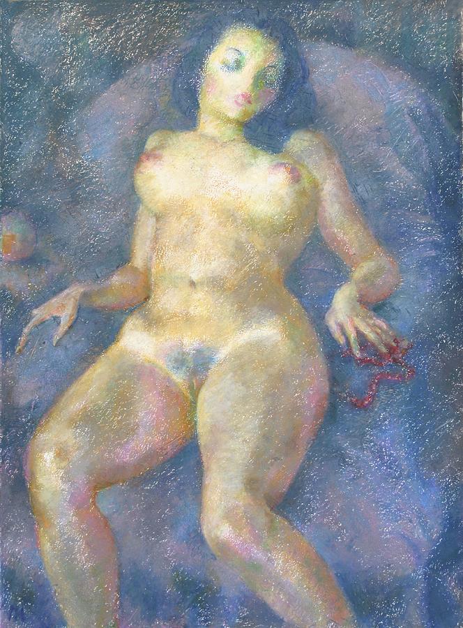 Nude Painting - Nu 69 by Leonid Petrushin