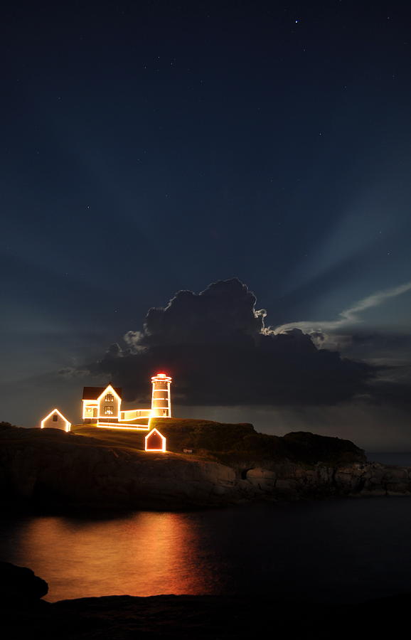 Nubble Lights Photograph by Rick Frost - Fine Art America