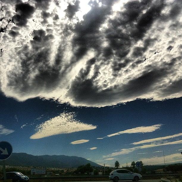 Summer Photograph - Nubes En #malaga  #nubes #cloud by Victor Roldan