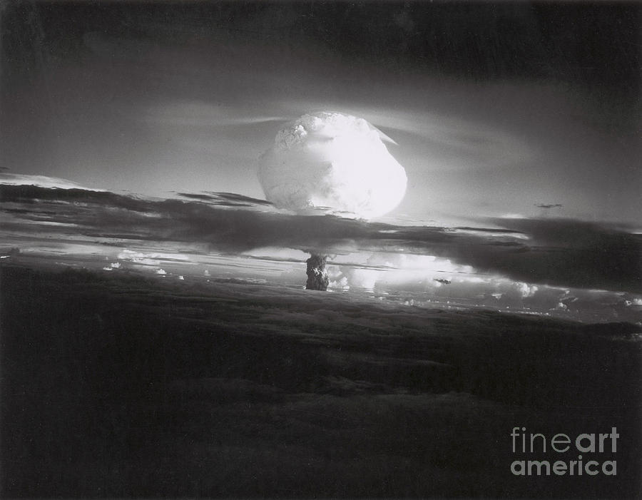 Nuclear Detonation Photograph by Photo Researchers