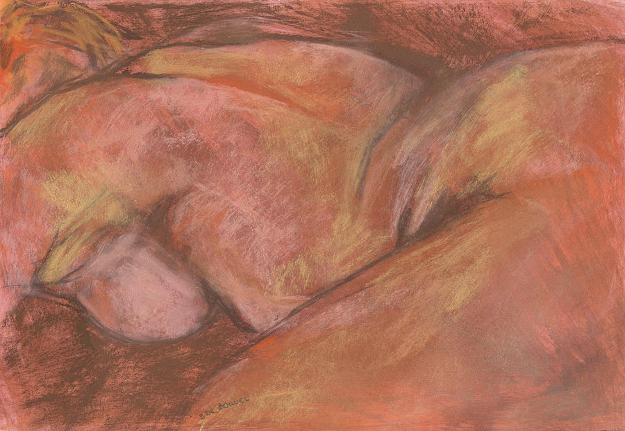 Nude Drawing - Nude 10 by Bernadette De Bouver