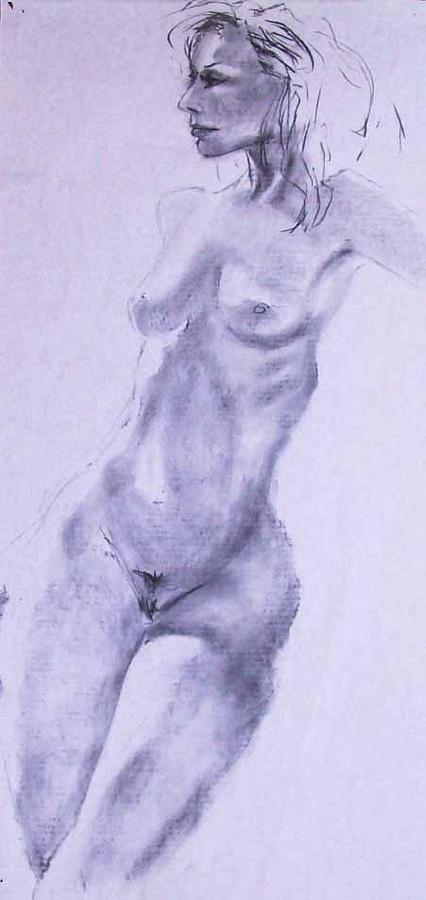 Nude Painting - Nude 4221 by Elizabeth Parashis
