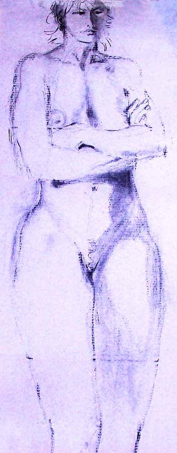 Nude Painting - Nude 4230 by Elizabeth Parashis