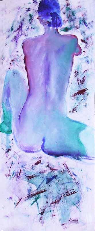 Nude Painting - Nude 4232 by Elizabeth Parashis