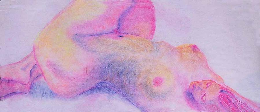 Nude 4285 Painting by Elizabeth Parashis