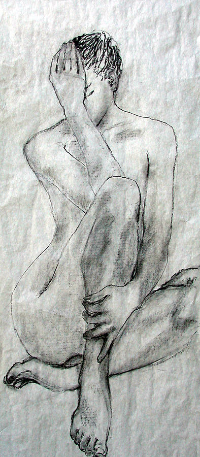 Nude Painting - Nude 4745 by Elizabeth Parashis