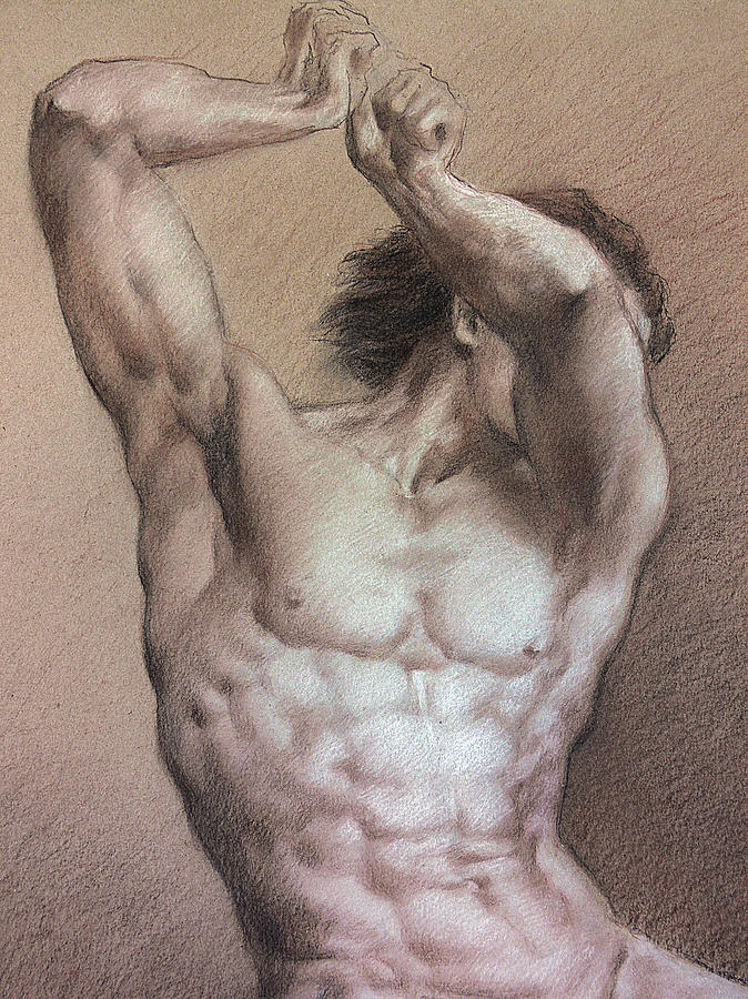 Nude 9 a Drawing by Valeriy Mavlo