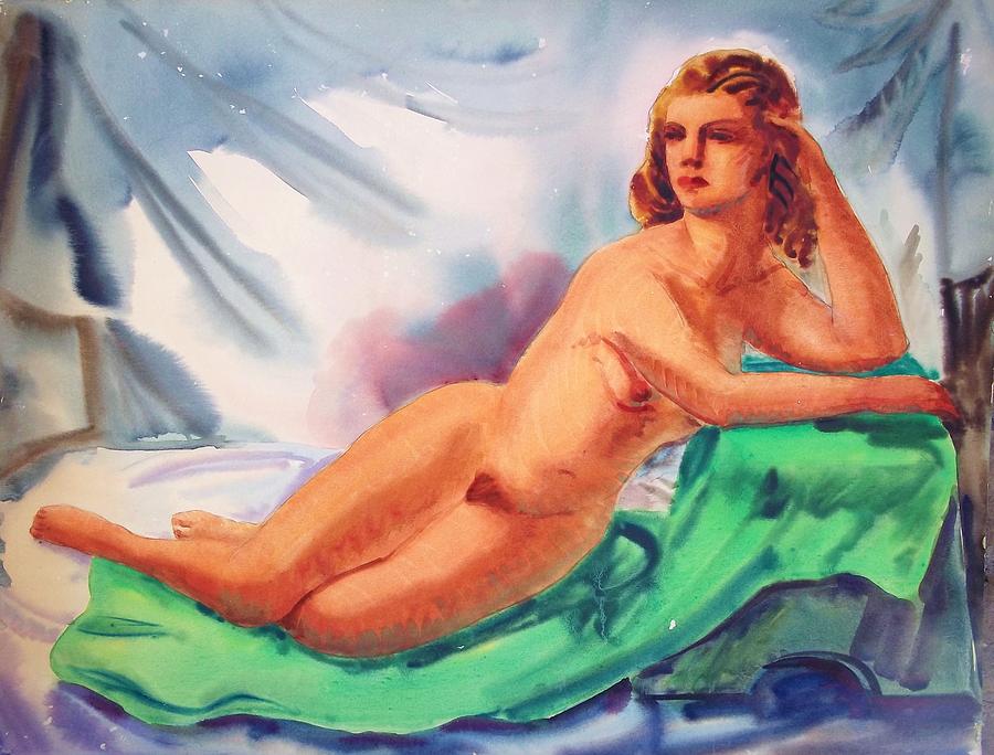 Nude Painting - Nude Beauty by Aileen Markowski