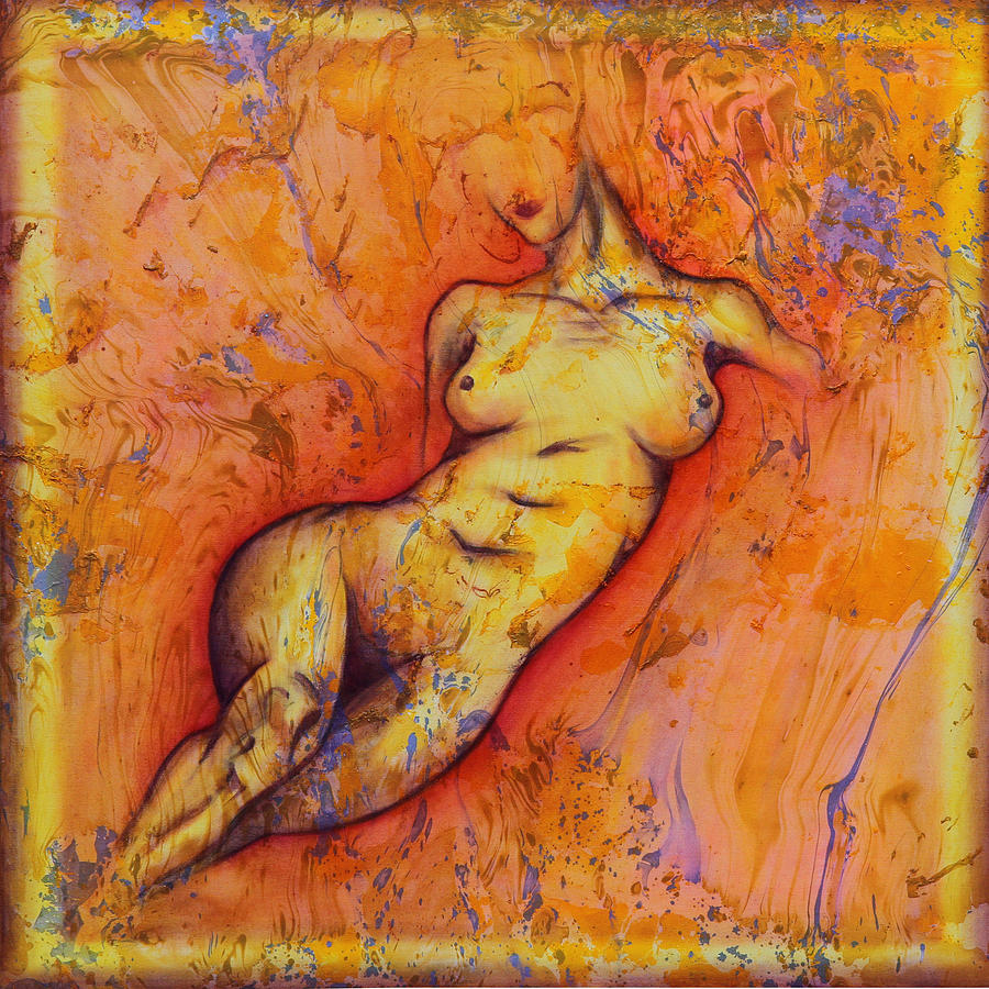 Abstract Painting - Nude by Pasquale Di maso