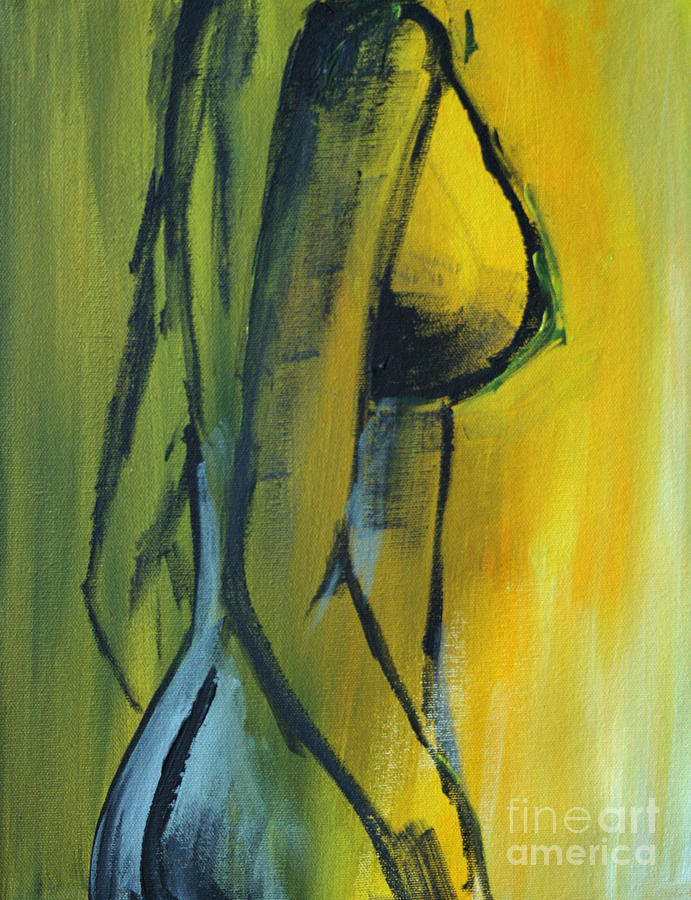 Nudes And Sketches Painting by Julie Lueders 