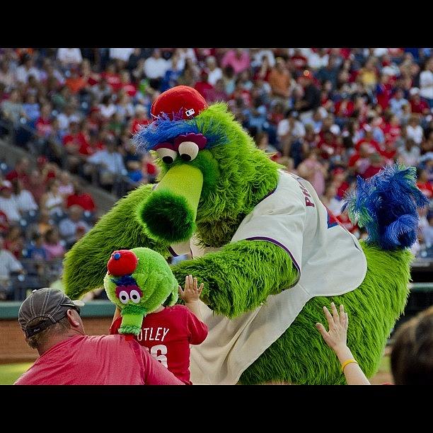 Phanatic Photograph - Number One Mascot In Sports #nofilter by Michael Misciagno