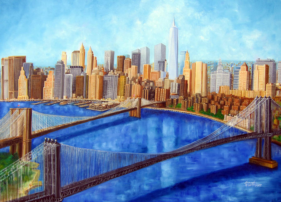 NY City Resurrection Painting by Leonardo Ruggieri